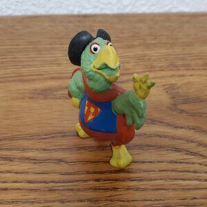 Toy Collectible 2" PVC Figure MLB Pittsburgh Pirates Parrot 1989 Mascot Red Cape